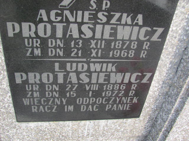 Agnieszka Protasiewicz 1878 Kock - Grobonet - Wyszukiwarka osób pochowanych