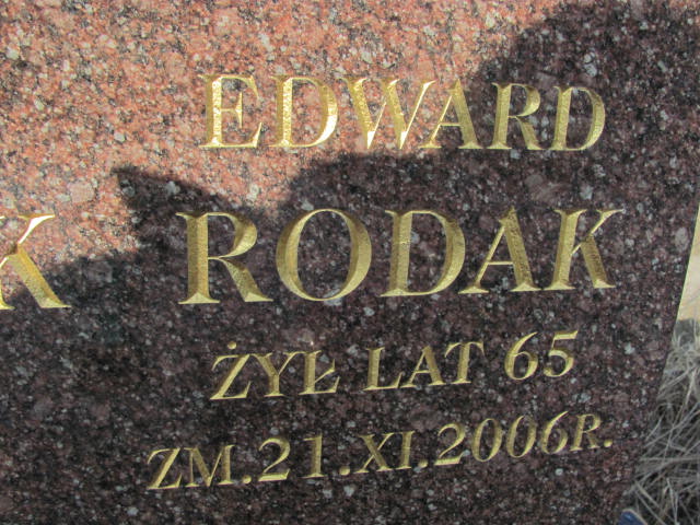 Edward Rodak 1941 Kock - Grobonet - Wyszukiwarka osób pochowanych