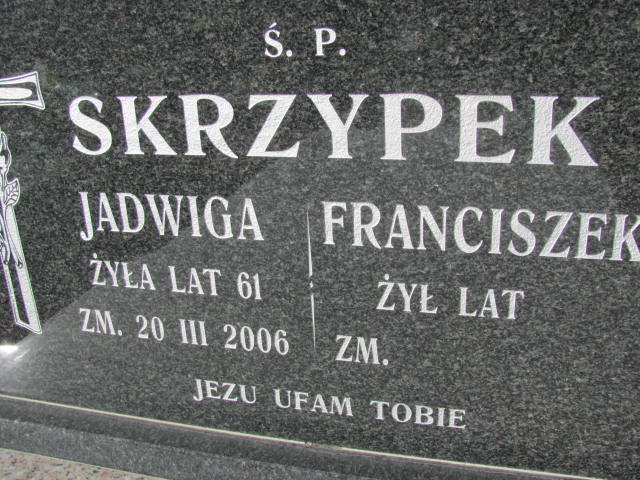 Franciszek Skrzypek 1938 Kock - Grobonet - Wyszukiwarka osób pochowanych